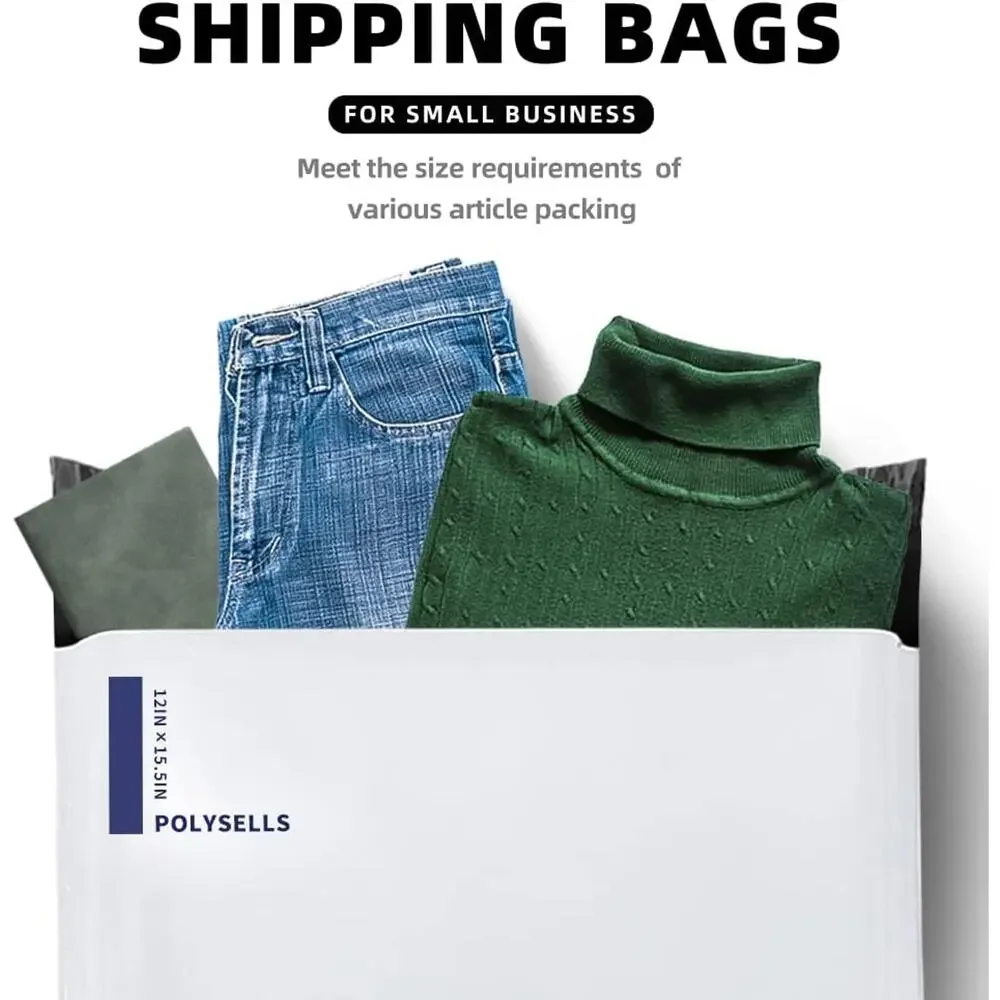 POLYMAILER 100 PACK SHIPPING MAILERS BULK RESELLER STARTER BUSINESS KIT SUPPLIES